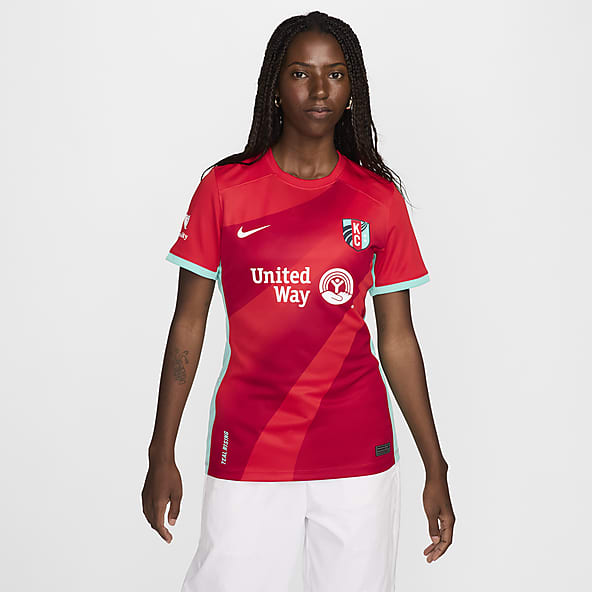 売れ筋商品|||ナイキ カットソー トップス レディース Women's Red  Soccer 2024  Replica Jersey Red Red Soccer Jerseys. Nike.com